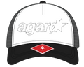 dotted line trucker hat