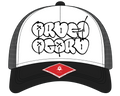 bubble graffiti trucker hat