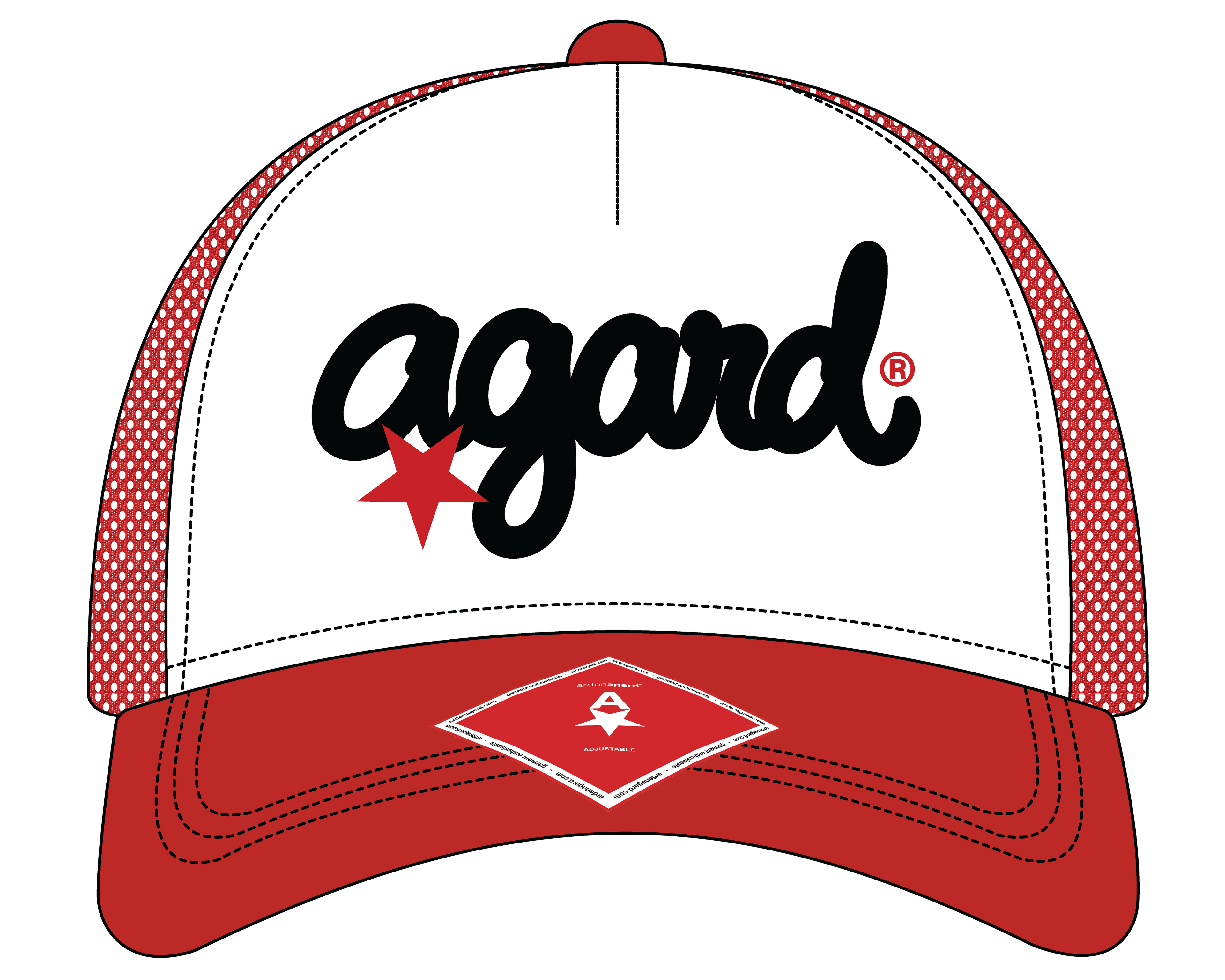 hand written trucker hat