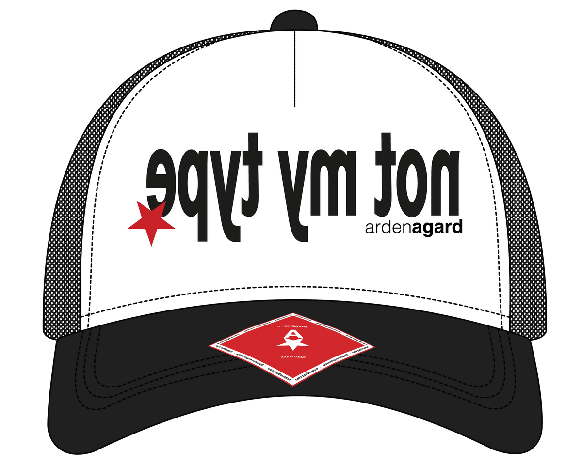 not my type trucker hat