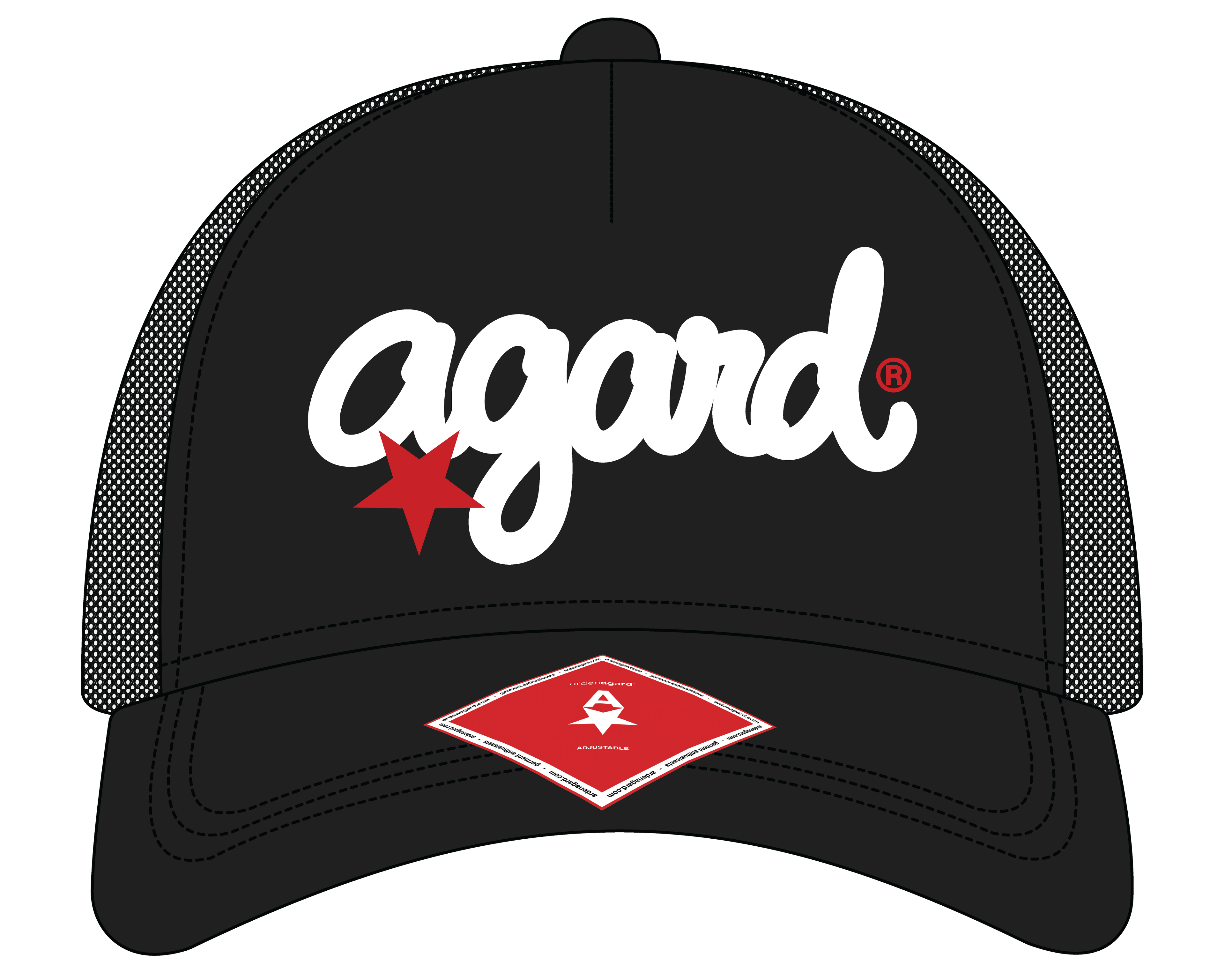 hand written trucker hat