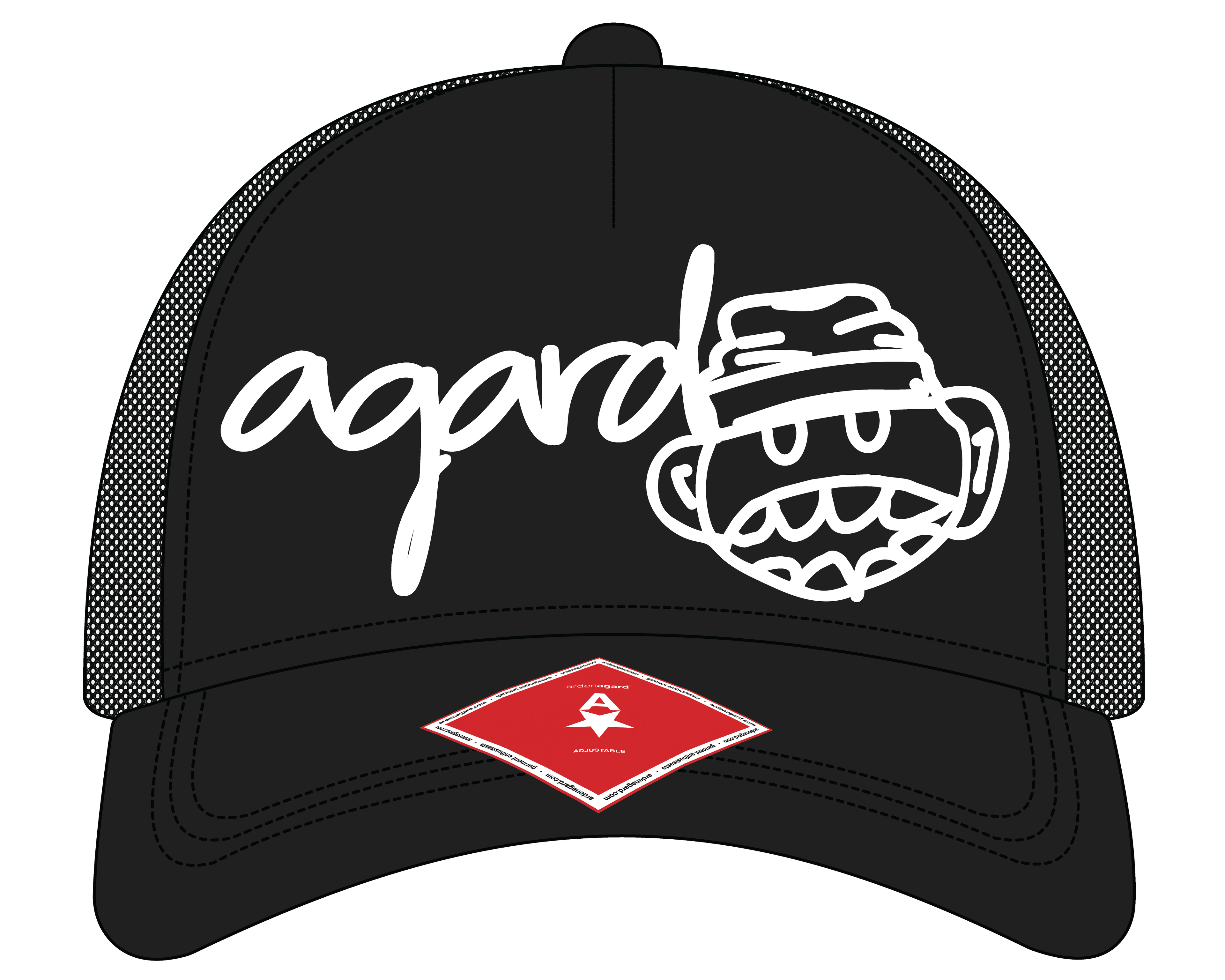 doodle trucker hat