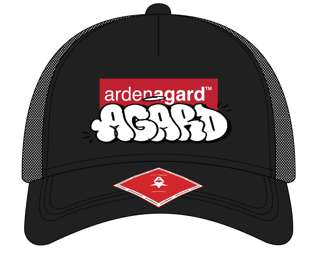 graffiti bogo trucker hat