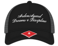 dreams and discipline trucker hat