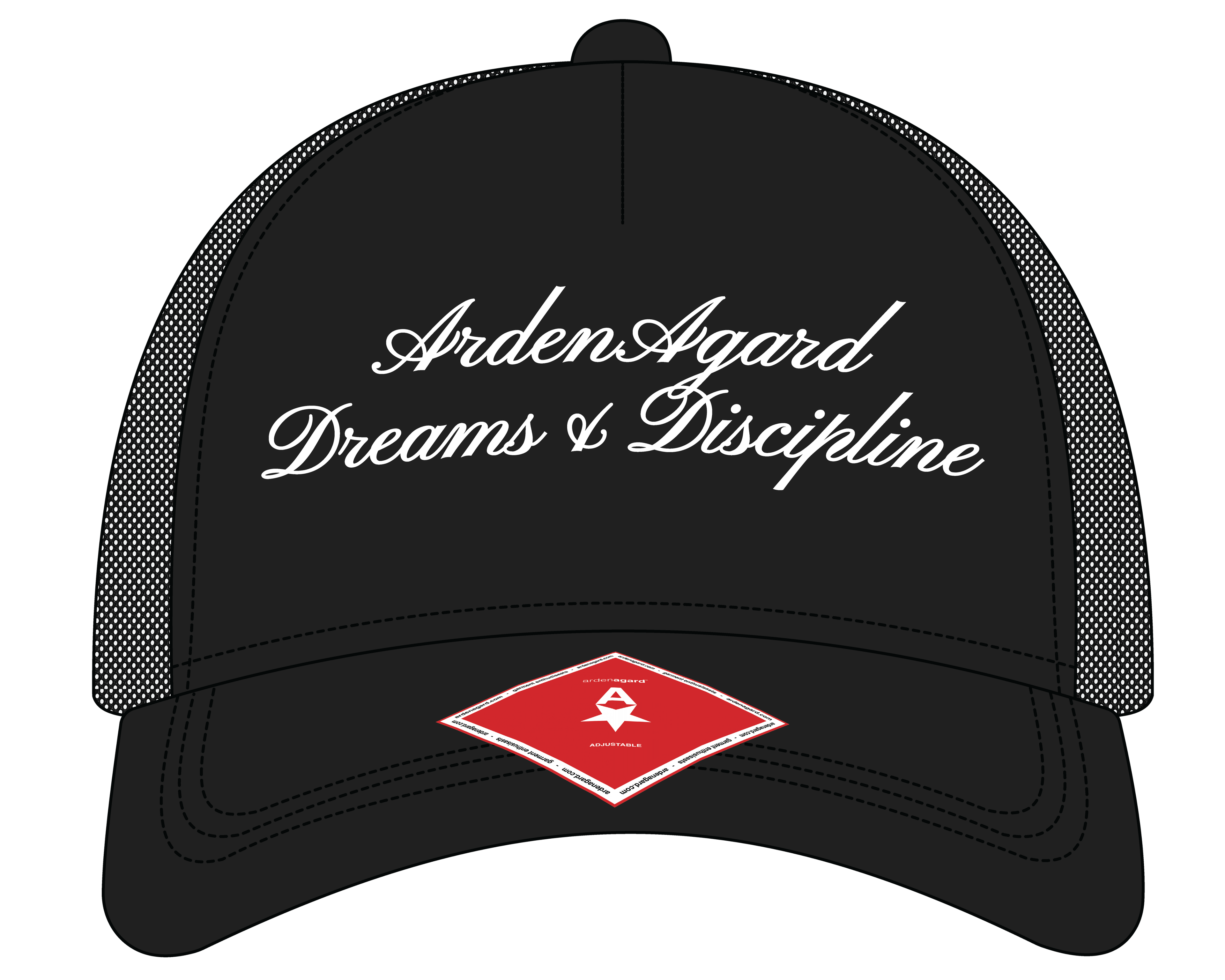 dreams and discipline trucker hat