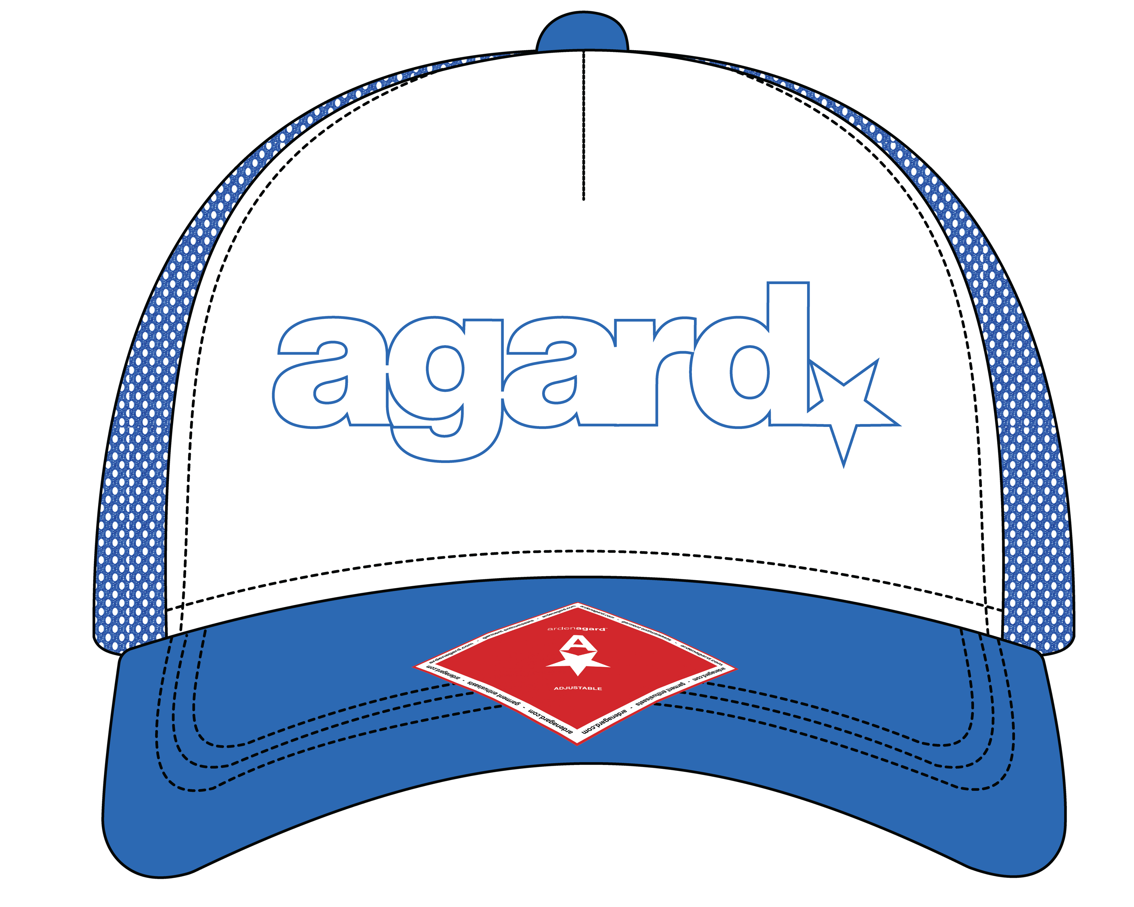 outline trucker hat